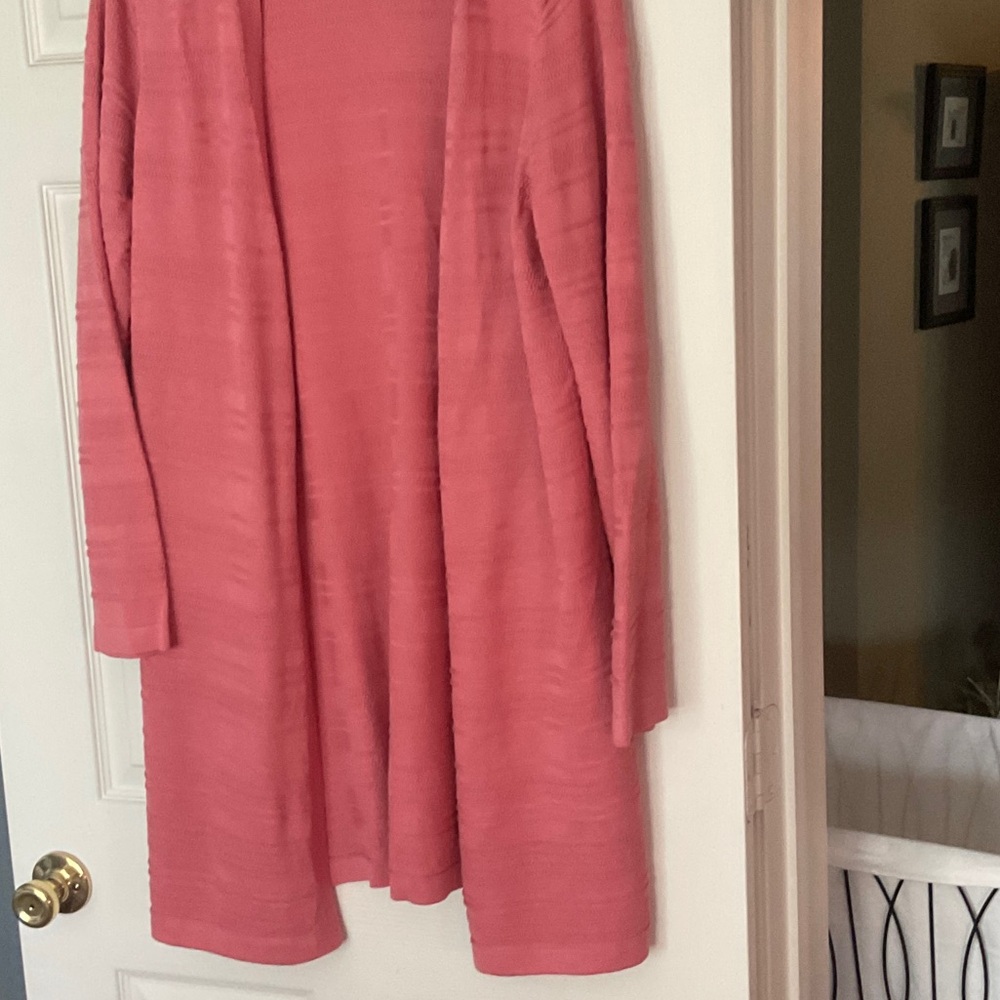 Christopher & Banks Long Sleeve Pink Dress